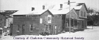 Old Photo of Northwest Corner Depot & Main Streets